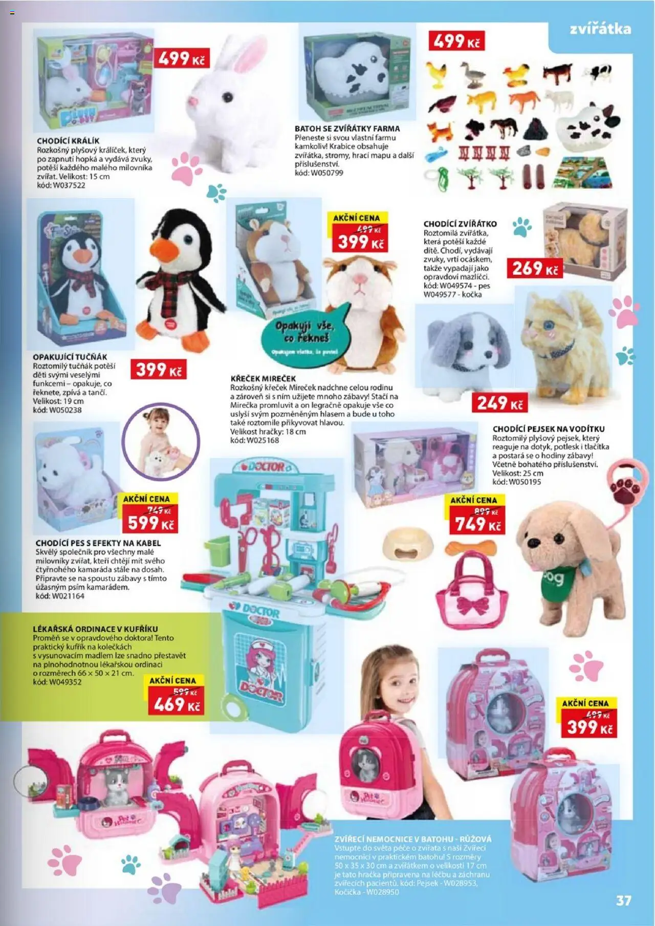 Wiky katalog - Vánoce 2025 od 14.10.2025 | Strana: 37 | Produkty: Hodiny, Kabel, Krabice, Pes