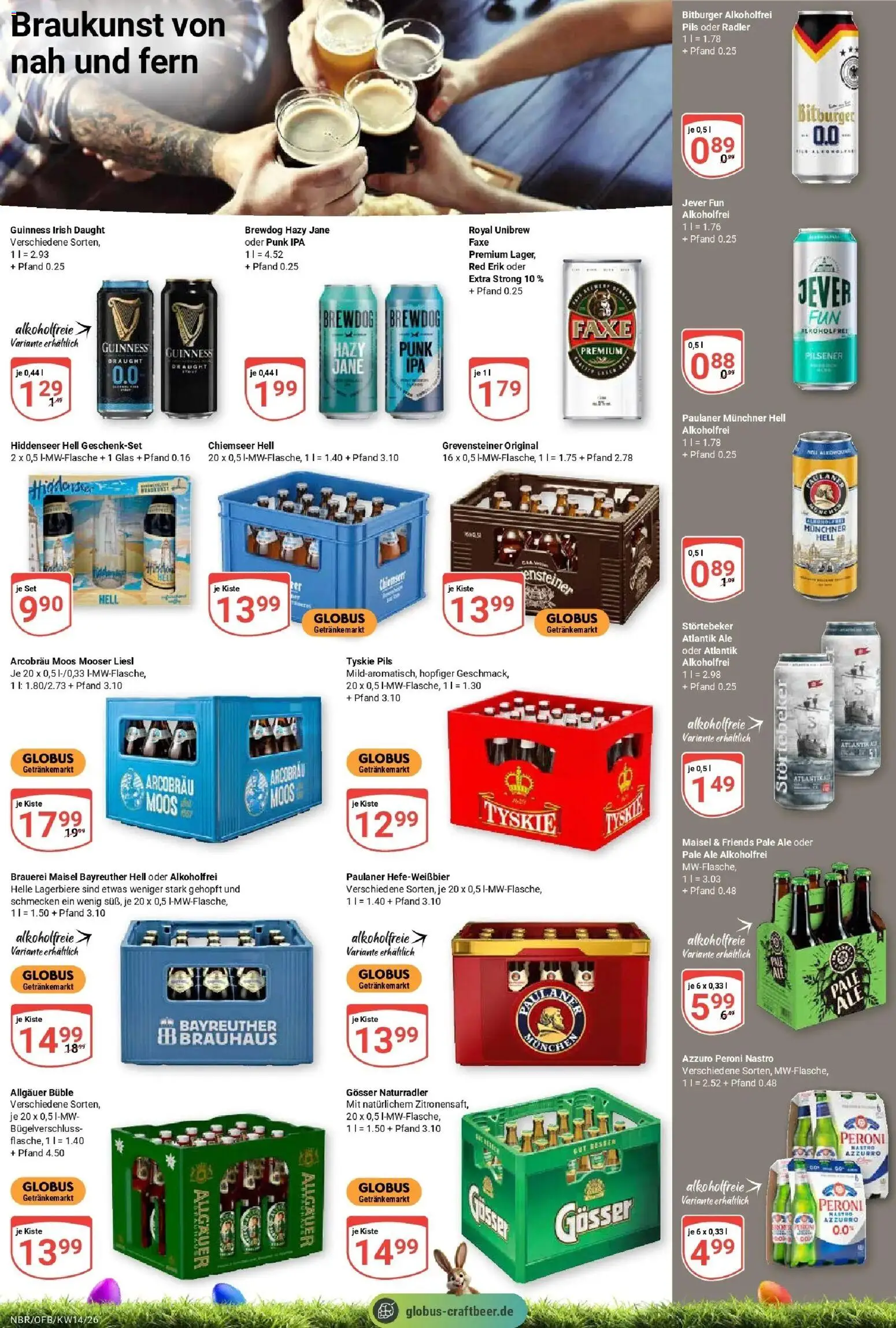 Globus prospekt Neubrandenburg	 – gültig ab 30.03.2026 | Seite: 22 | Produkte: Tyskie, Pils, Radler, Jever