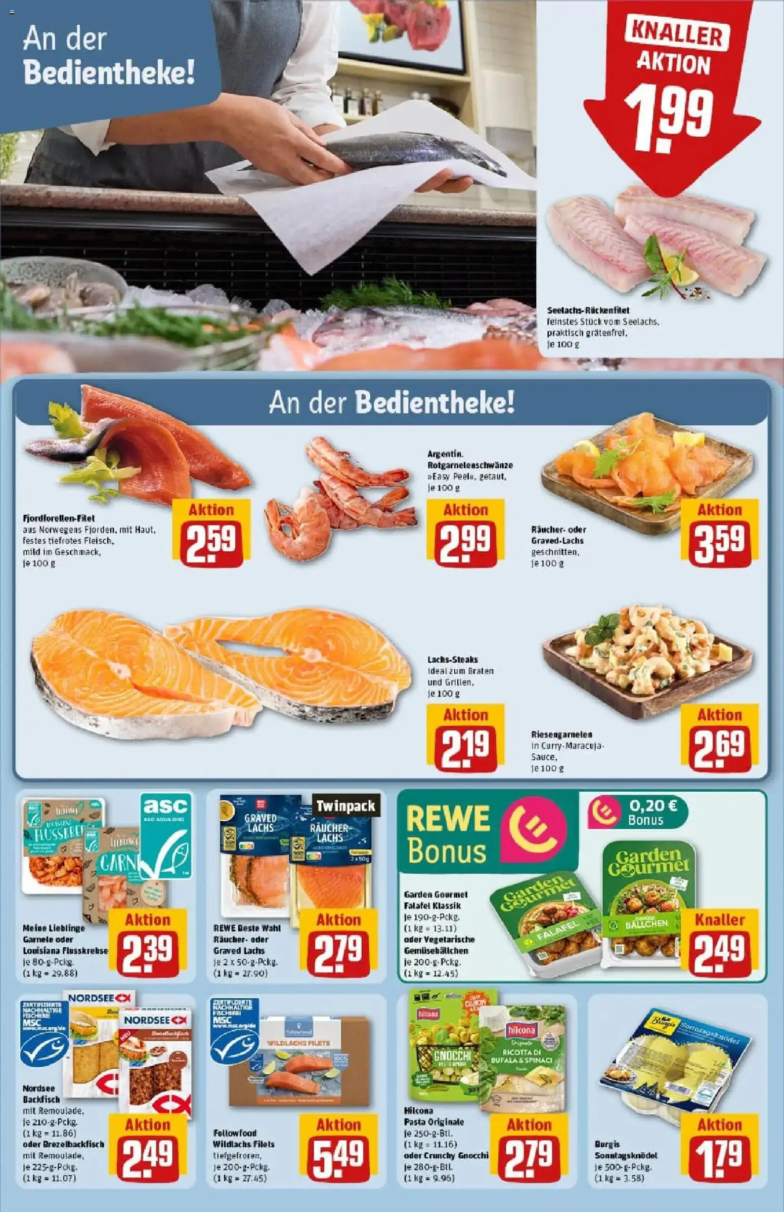 Rewe prospekt Lübeck	 – gültig ab 10.11.2025 | Seite: 12 | Produkte: Lachs, Pasta
