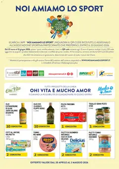 Anteprima del volantino Eté volantino Noi Amiamo Lo Sport valido a partire dal 20.04.2026