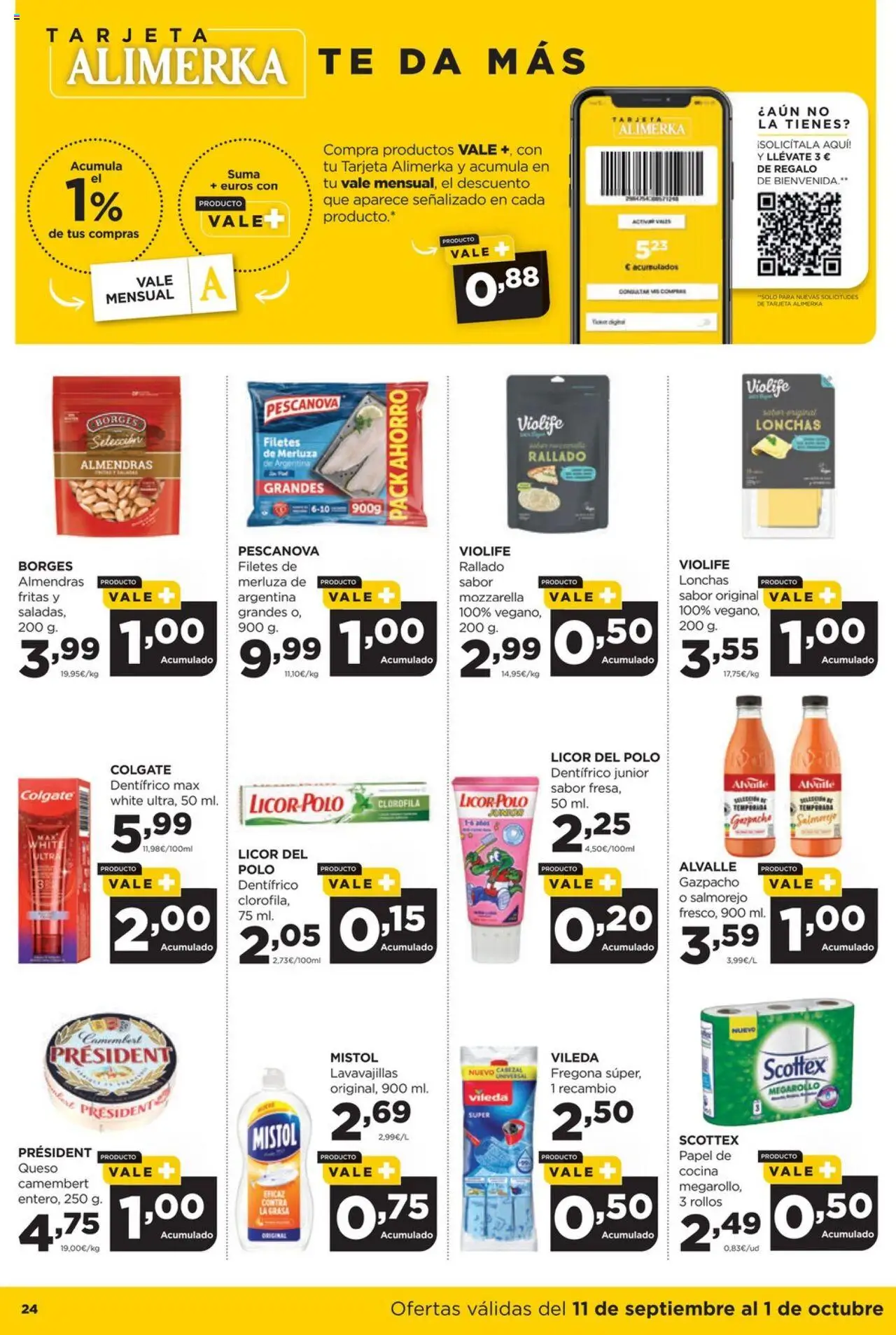 Alimerka folleto Castilla y León │ válido desde el 11.09.2025 | Página: 24 | Productos: Té, Gazpacho, Cocina, Lavavajillas