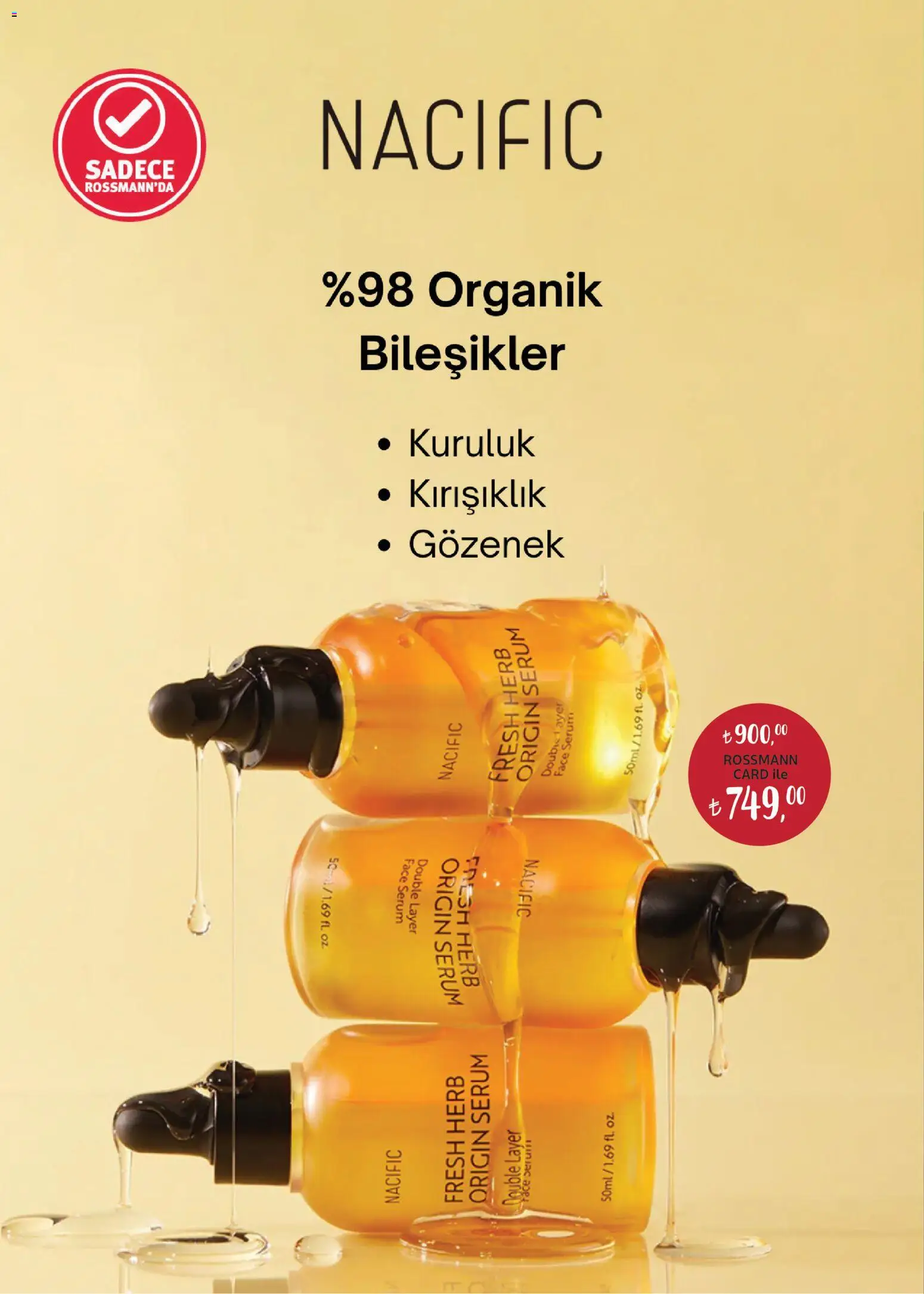 Rossmann aktüel ürünler kataloğu yayımlandı! Bu hafta 30 Ekim 2025 - 30 Kasım 2025 günü Rossmann indirimli ürünleri
