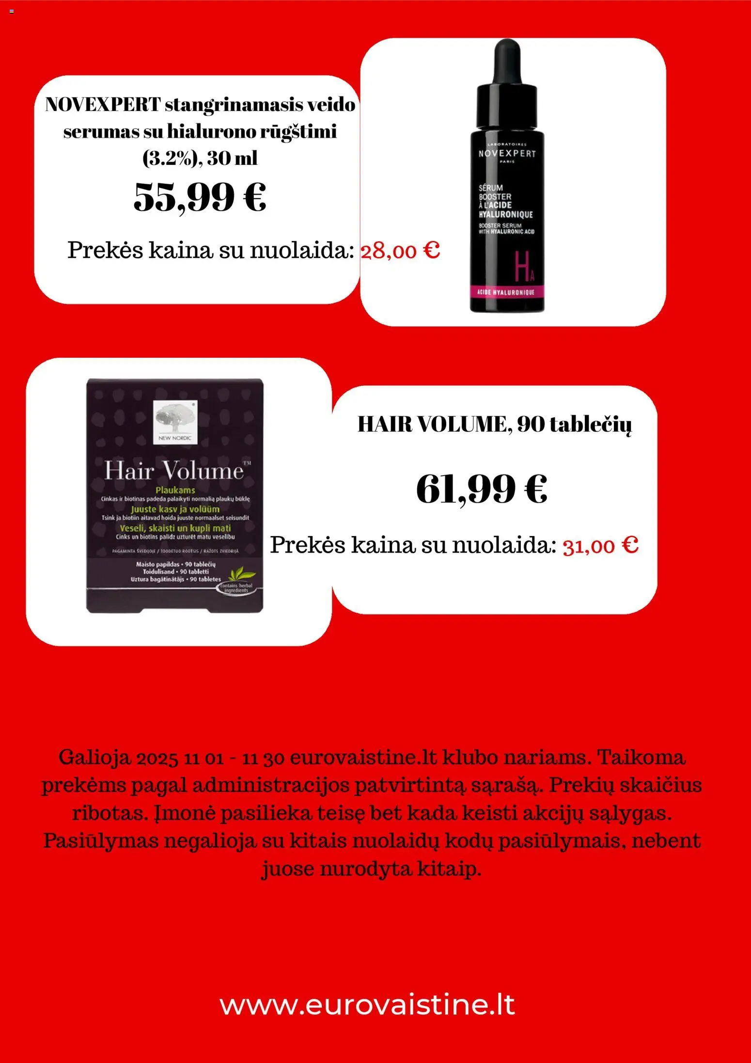 EUROVAISTINĖ akcijos nuo 18.11.2025 | Puslapis: 5