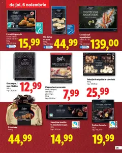 Ofertele Lidl valabile de la 23.10.2025 | Pagină: 31 | Produse: Chilli, Ciocolată, Oțet, Roșii