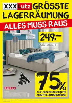 XXXL Lutz Größte Lagerräumung ab 11.01.2026 gültig