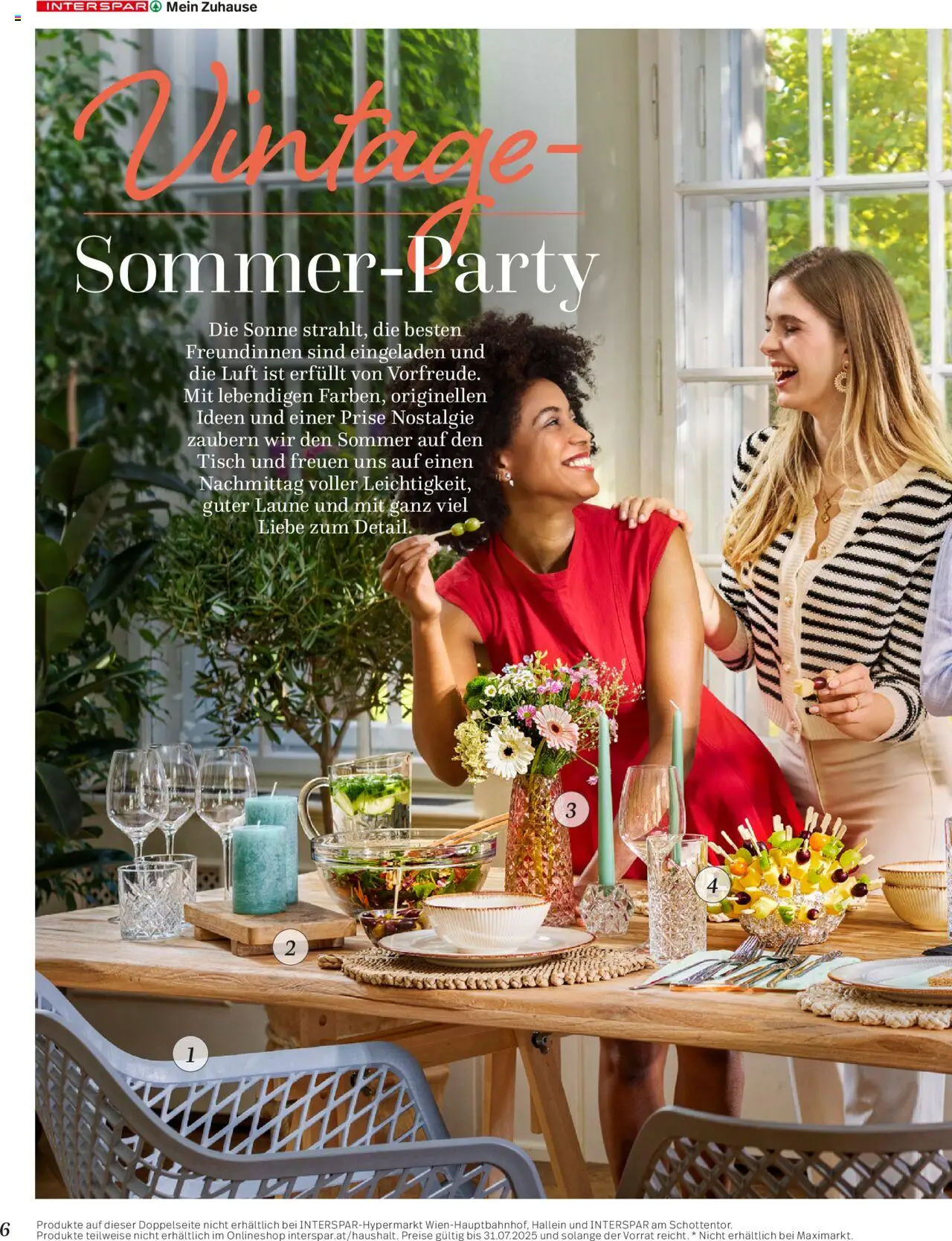 Interspar Mein Zuhause Magazin Frühling 2025 gültig ab 28.04.2025 | Seite: 6 | Produkte: Tisch