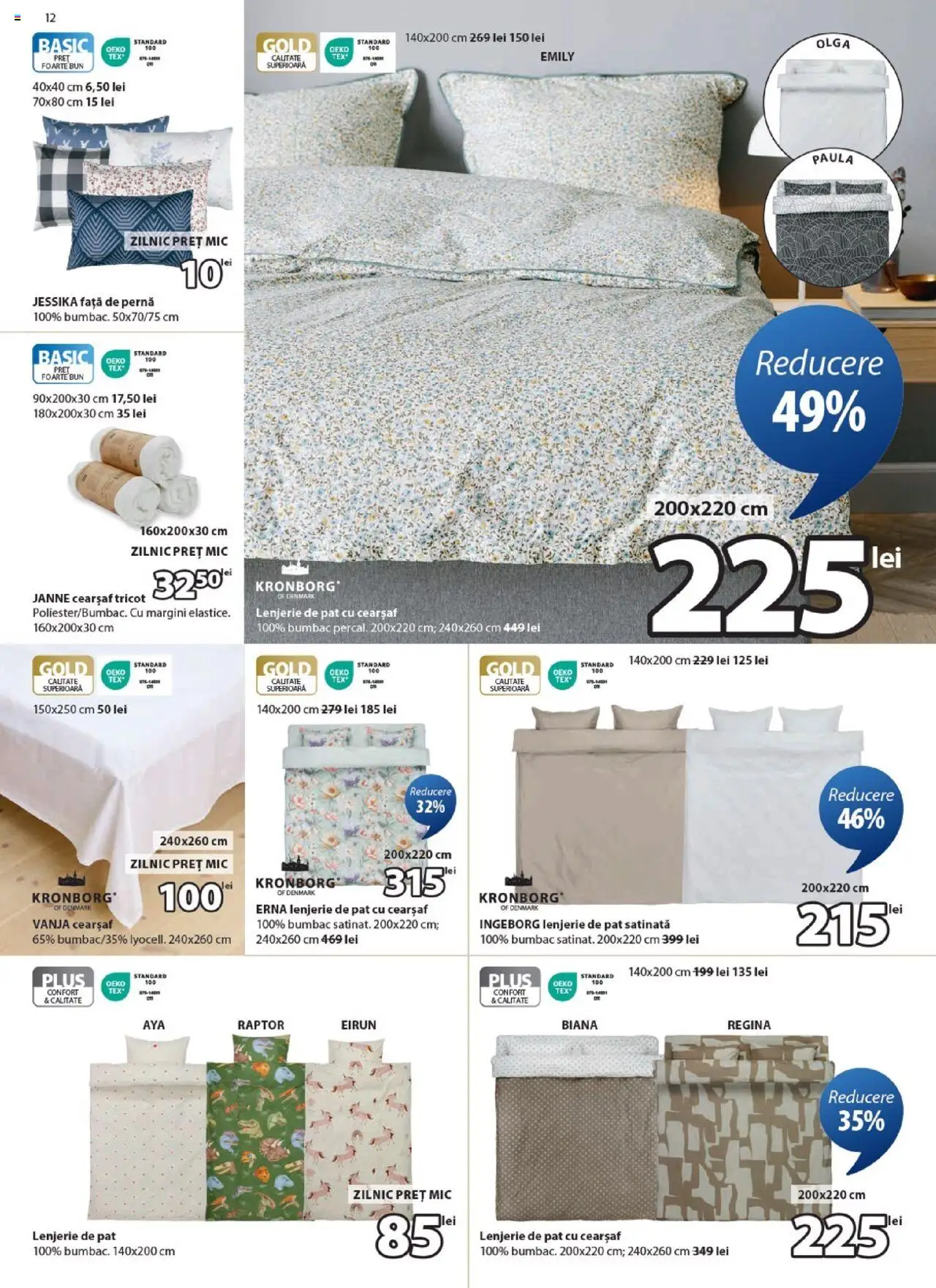 Catalog JYSK – valabil de la 27.08.2025 | Pagină: 12 | Produse: Pat, Lenjerie de pat, Pernă, Față de pernă
