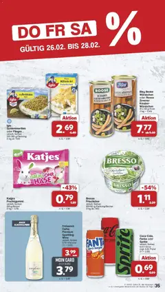 Famila Nordwest Wochenangebote ab 23.02.2026 gültig | Seite: 36 | Produkte: Sprite, Freixenet, Bresso, Frischkase