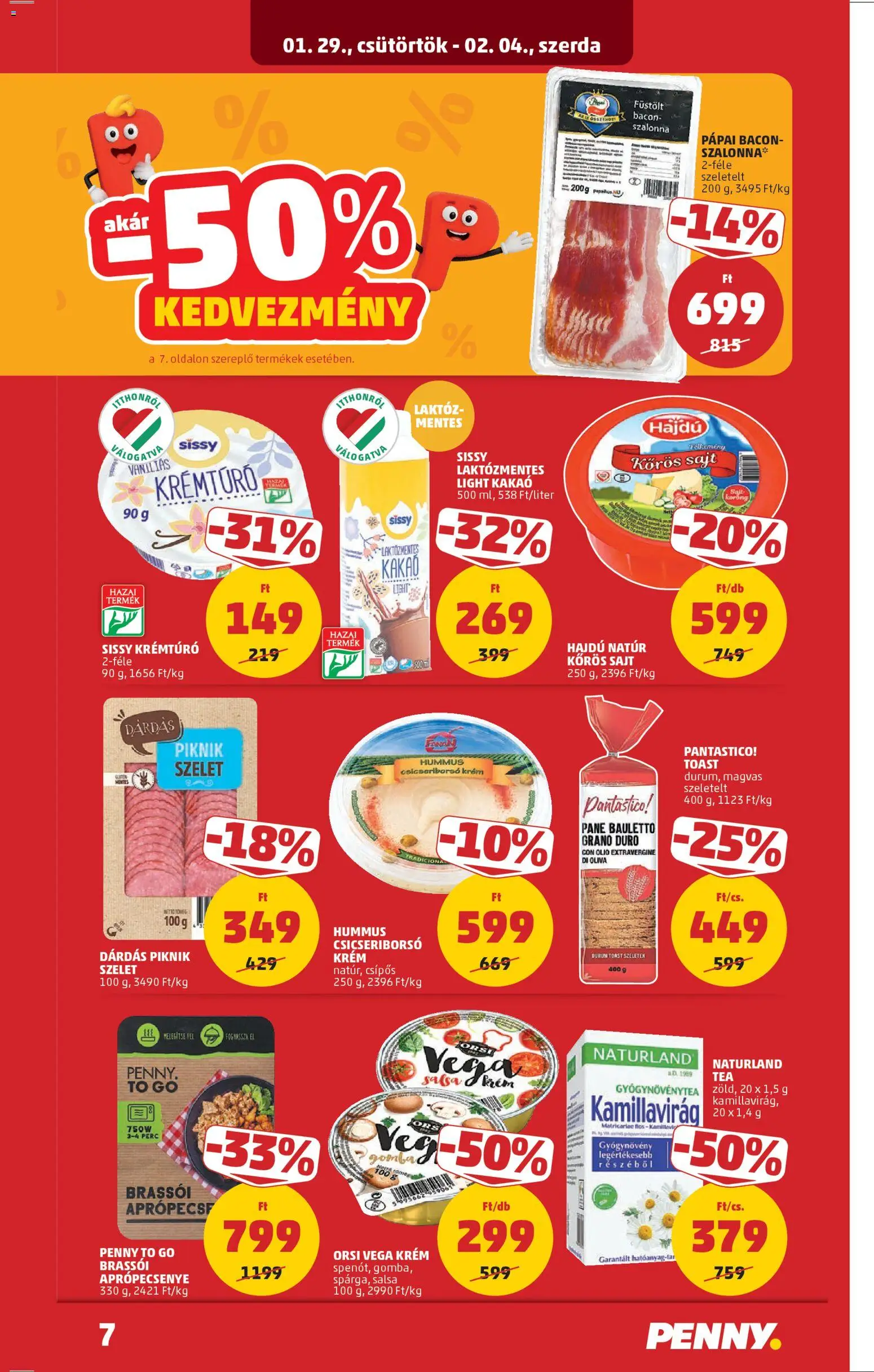 PENNY akciós ujság - amely érvényes a következő dátumtól: 29.01.2026 | Oldal: 11 | Termékek: Krémtúró, Csicseriborsó, Sajt, Vegán