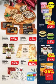 Plodine - Ponuda - Pregled kataloga iz trgovine Plodine, vrijedi od 17.12.2025 | Stranica: 9 | Proizvodi: Panettone, Marmelada, Salvete, Sladoled