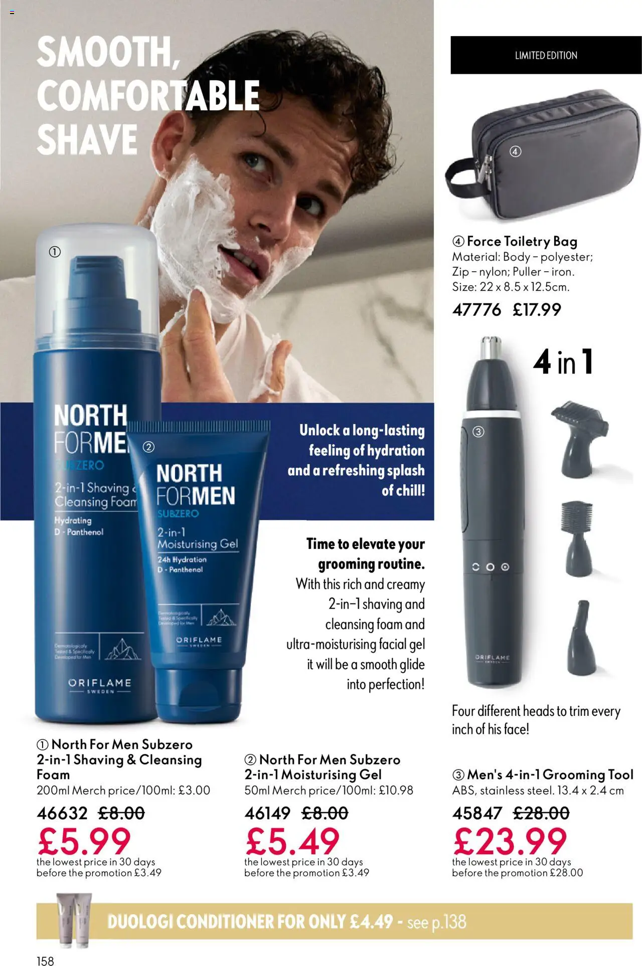 {H1} | Page: 158 | Products: Conditioner, Bag