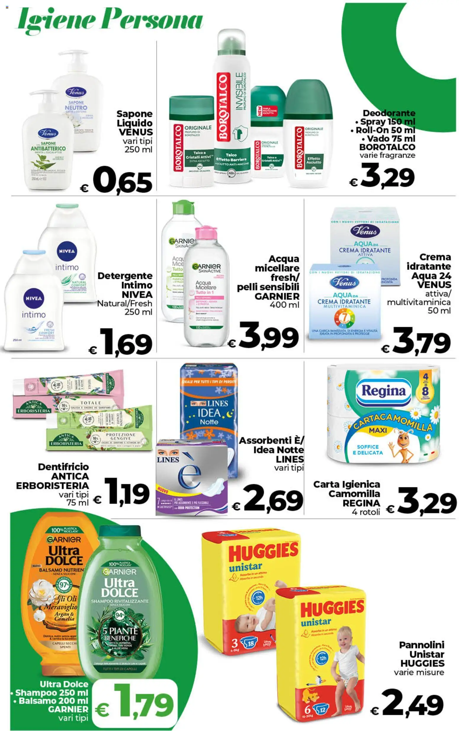 Volantino COOP del 28.04.2026 | Pagina: 19 | Prodotti: Shampoo, Balsamo, Deodorante, Aloe vera