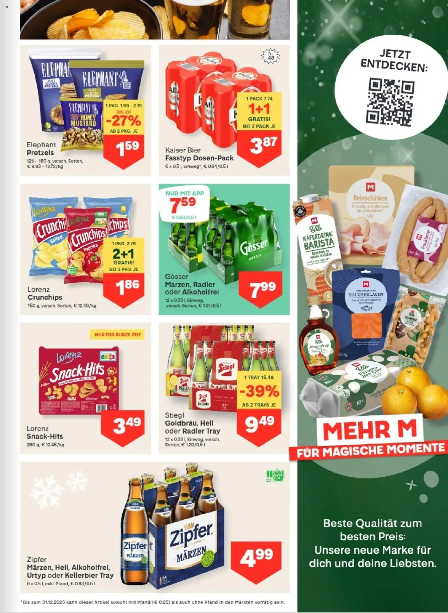 MPREIS Hohenems gültig ab 18.12.2025 | Seite: 13 | Produkte: Bier