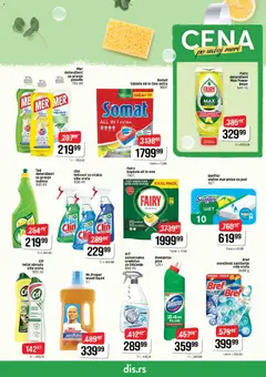Super DIS katalog - pregled Super DIS kataloga - važi od 12.02.2026 | Strana: 19 | Proizvode: Bref, Somat, Kuhinja, Vlažne maramice