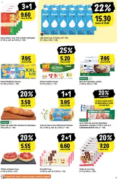 Coop Una settimana di azioni ab 17.07.2025 | Seite: 7 | Produkte: Actimel, Pane, Butter, Pizza