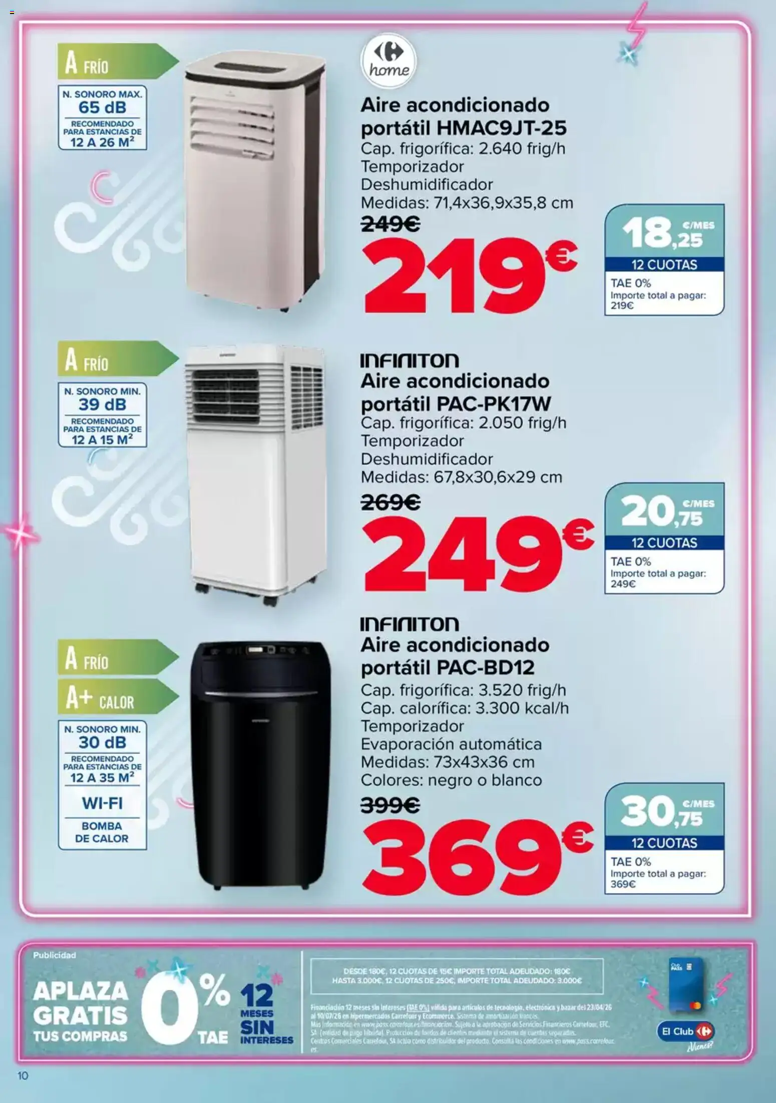 Carrefour Aire Acondicionado │ válido desde el 28.04.2026 | Página: 10 | Productos: Aire acondicionado