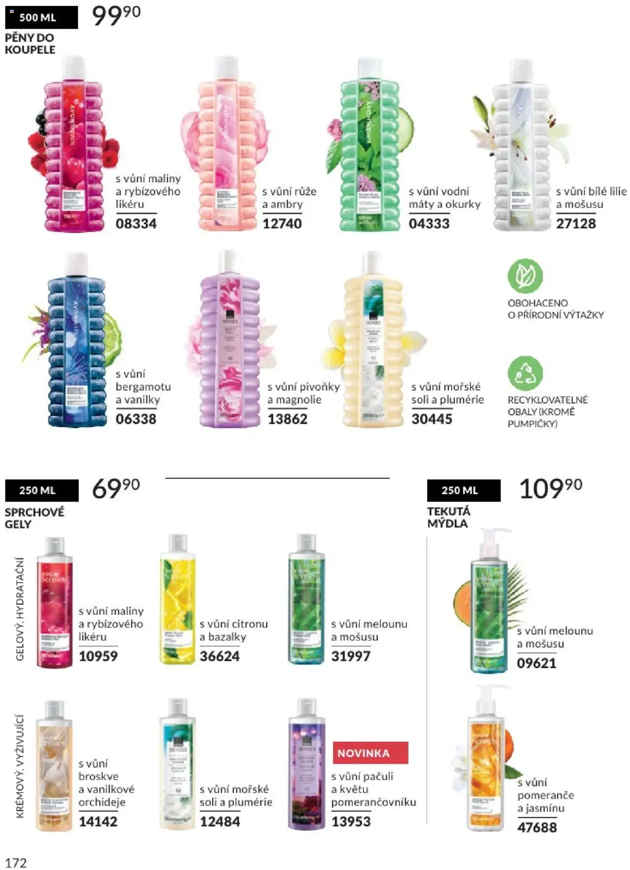 Avon katalog 8/2025 od 31.07.2025 | Strana: 172 | Produkty: Pomeranče, Okurky, Broskve, Maliny