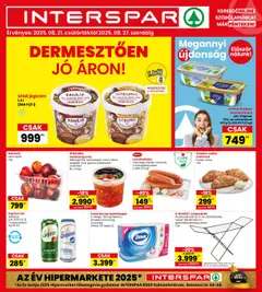Interspar Akciós újság - amely érvényes a következő dátumtól: 21.08.2025