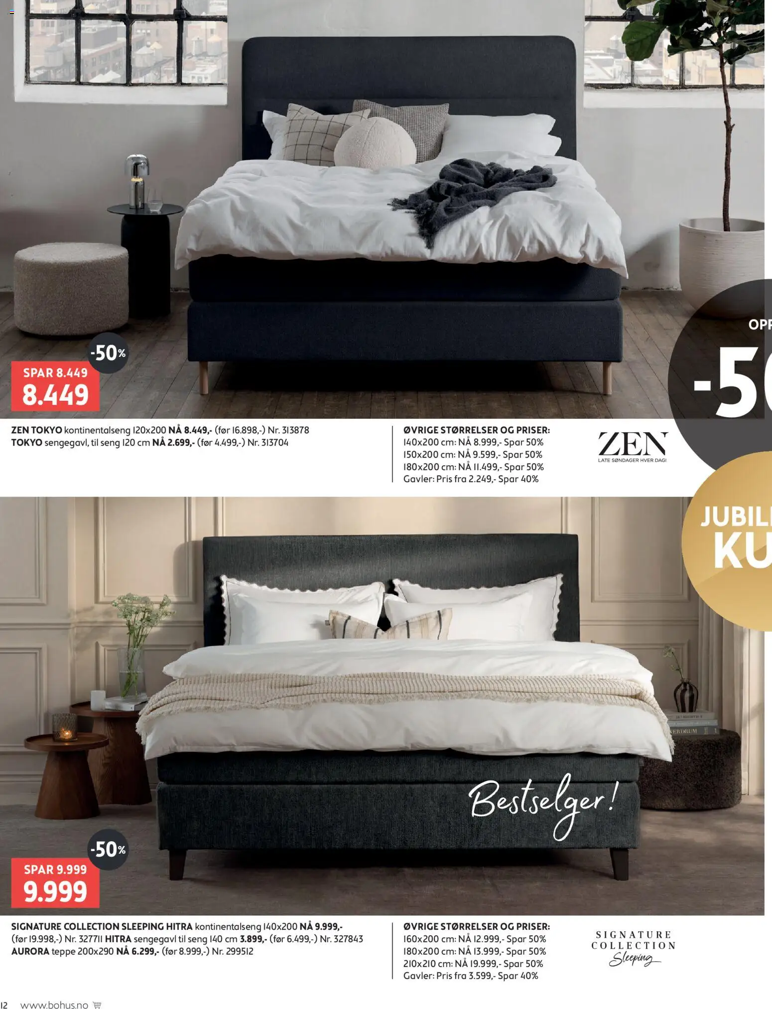 {H1} | Side: 12 | Produkter: Kontinentalseng, Seng, Sengegavl, Teppe