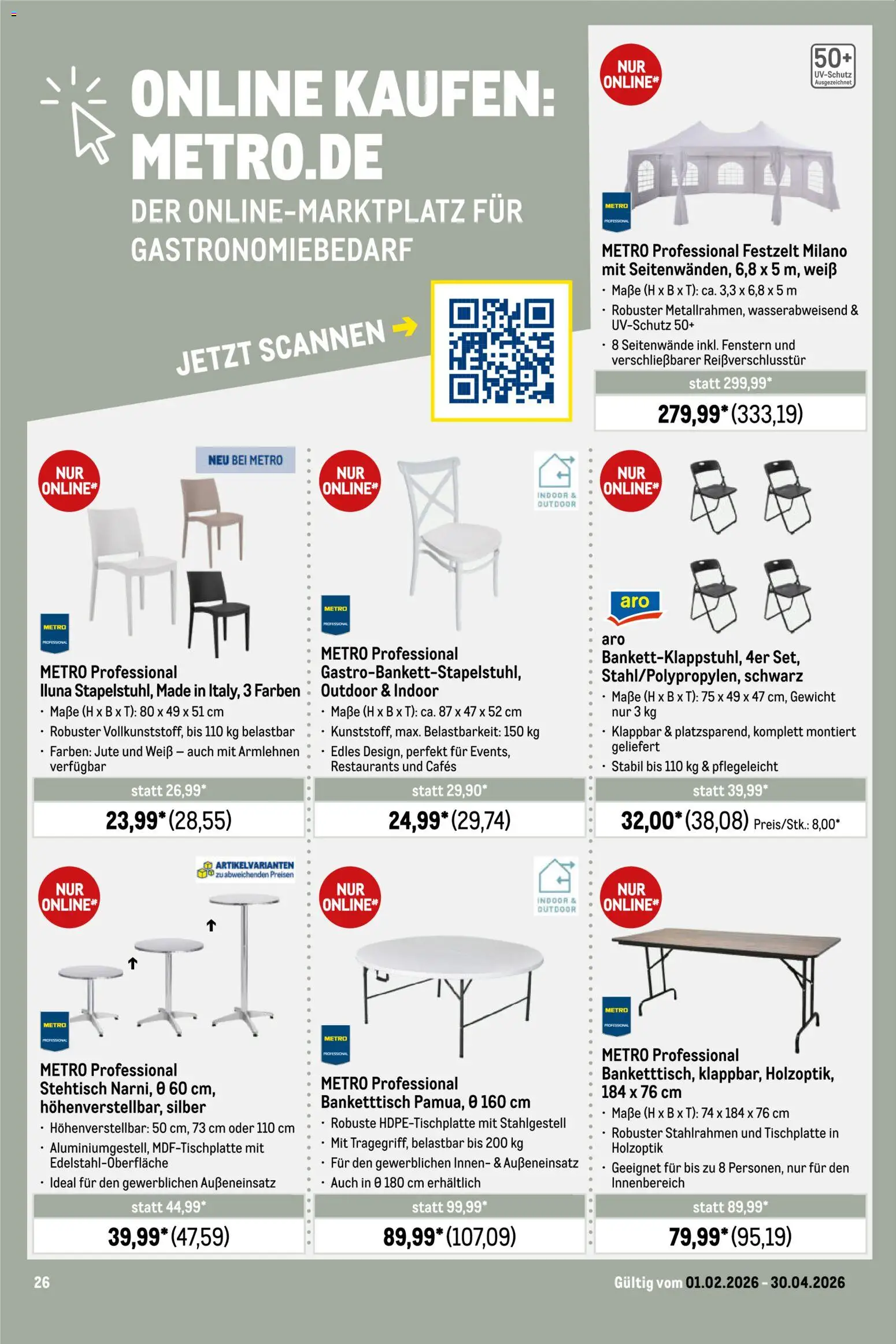 Metro Outdoor für Profis – gültig ab 01.02.2026 | Seite: 26 | Produkte: Gewicht