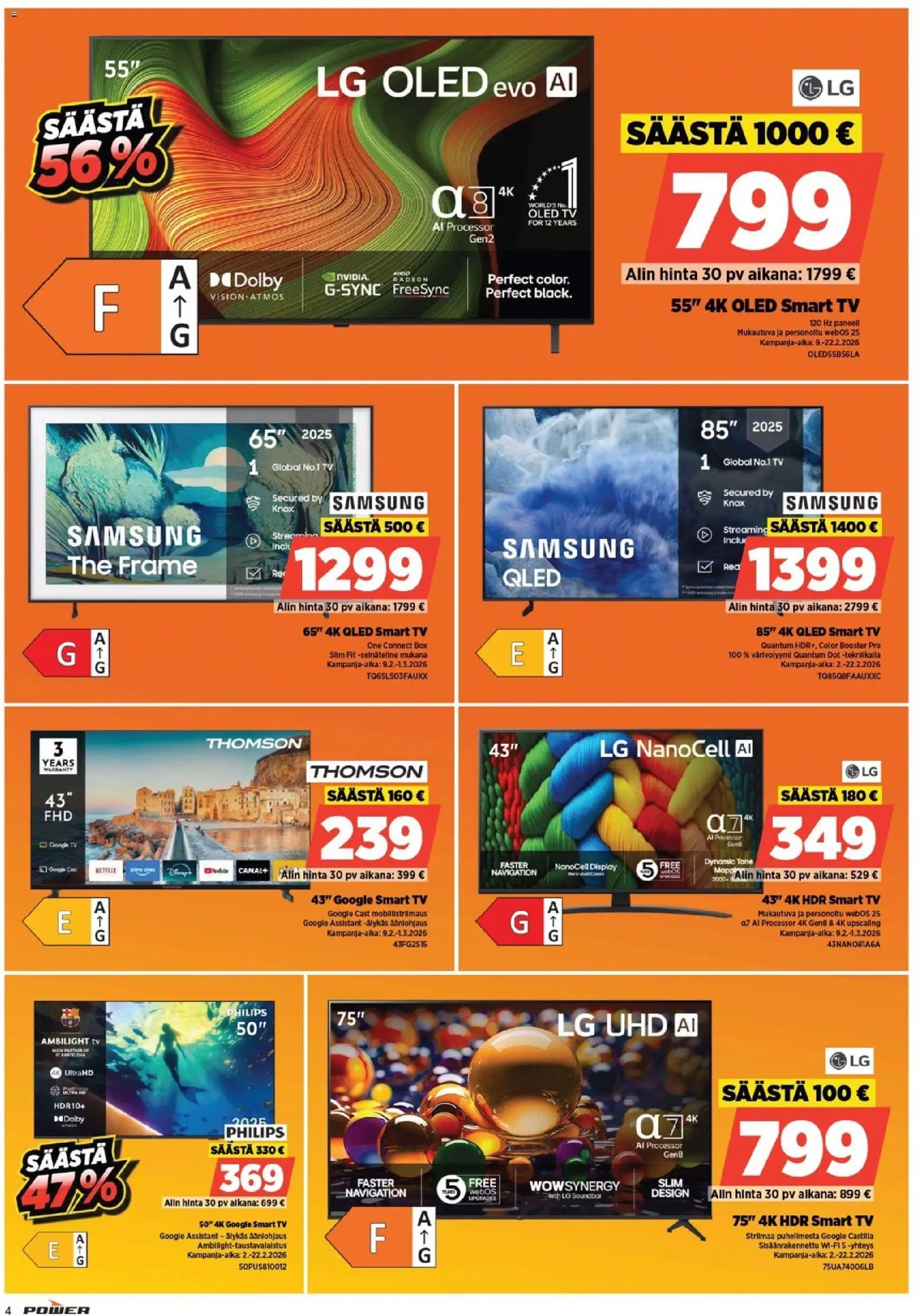 Power - POWER HINTAAN Viikon mainoslehti – voimassa 12.02.2026 alkaen | Sivu: 4