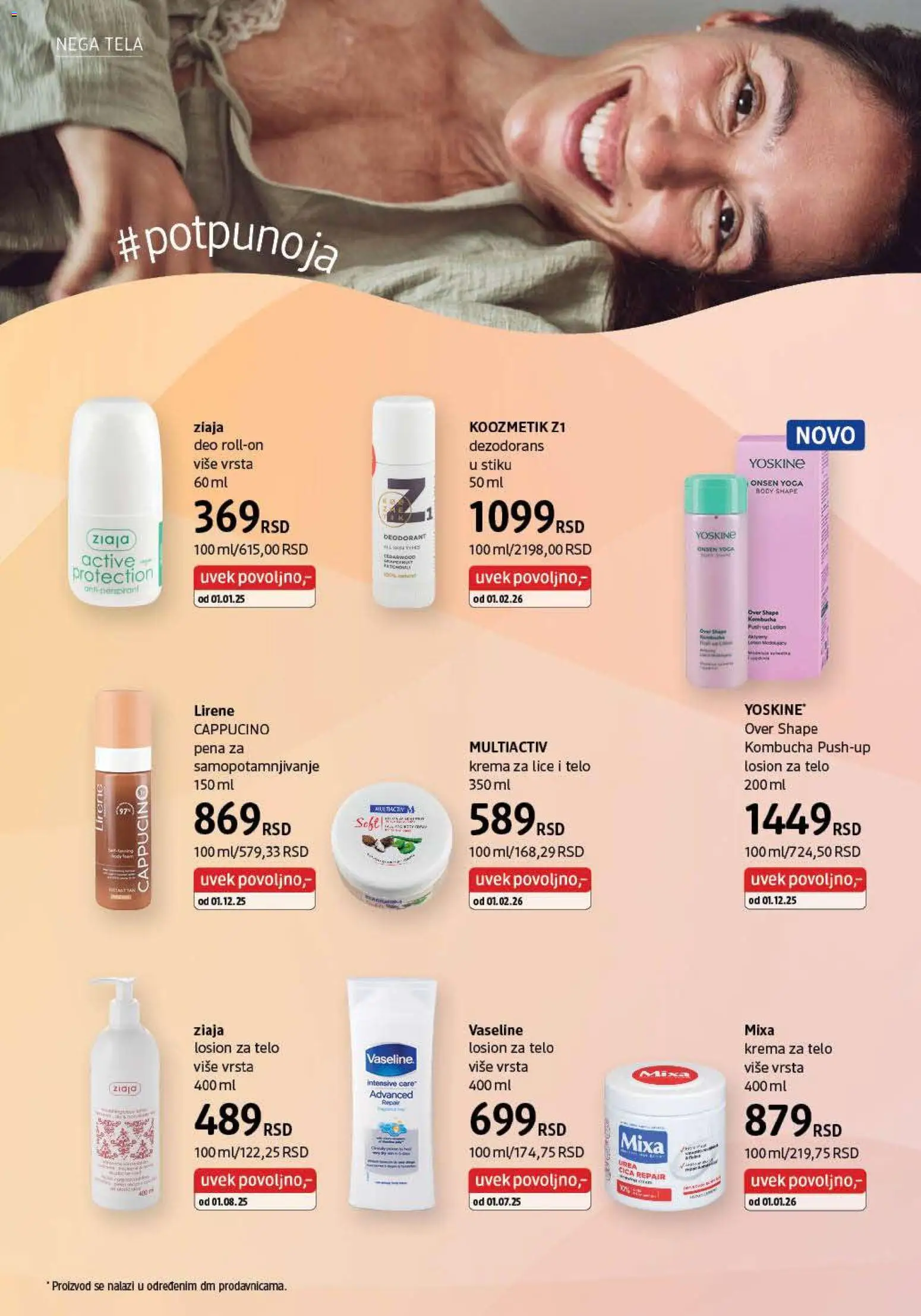 DM Drogerie katalog - važi od 01.02.2026 | Strana: 26 | Proizvode: Mixa, Krema, Krema za telo, Dezodorans