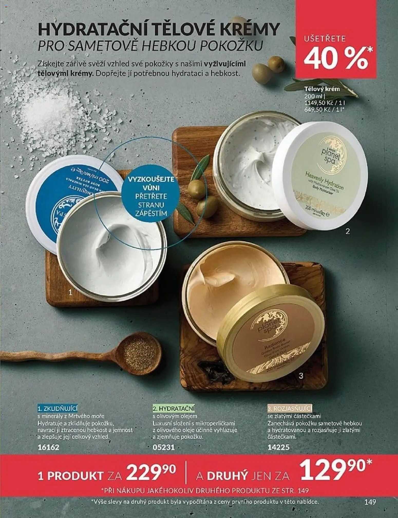 Avon katalog 3/2026 od 01.03.2026 | Strana: 149 | Produkty: Tělový krém, Oleje, Krém, Tělové krémy
