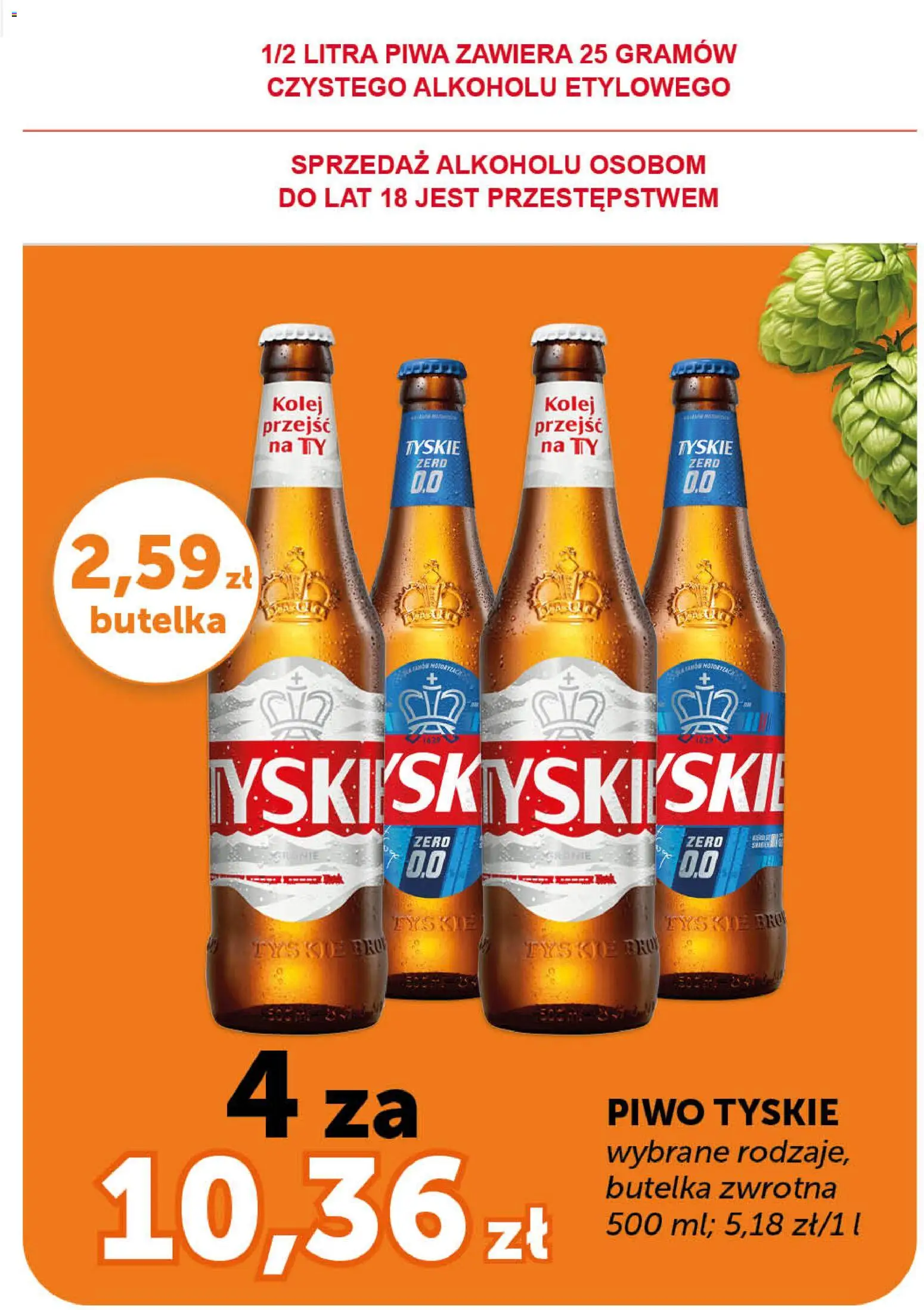 Euro Sklep gazetka - Minimarket od 16.04.2026 | Strona: 2 | Produkty: Tyskie, Piwo