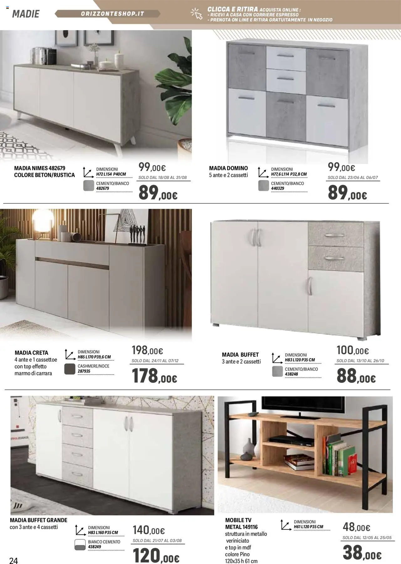Volantino Orizzonte del 09.05.2025 | Pagina: 24 | Prodotti: Mobile, Top, TV, Mobile tv