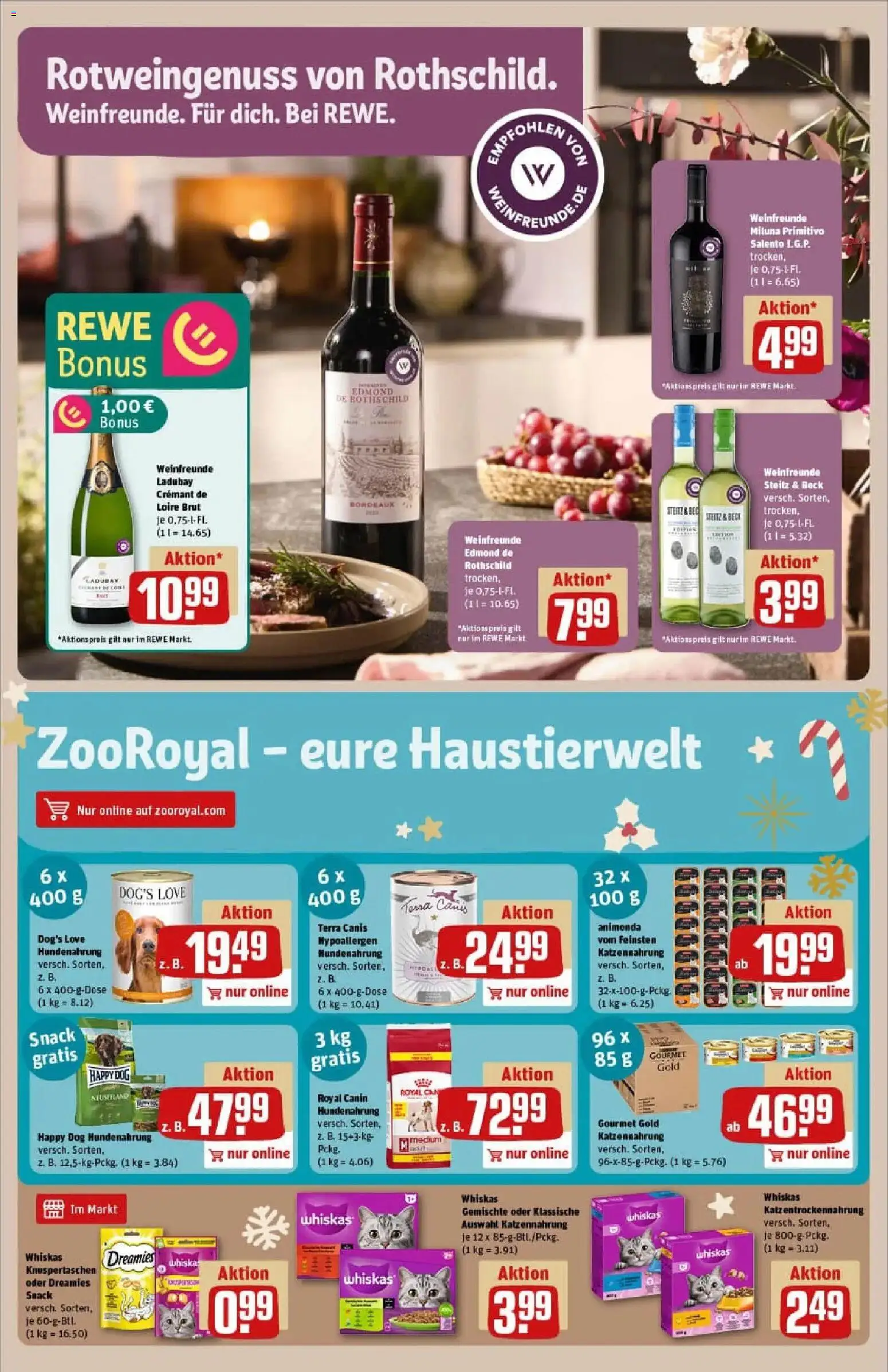 Rewe prospekt Harzgerode	 – gültig ab 01.12.2025 | Seite: 21 | Produkte: Whiskas