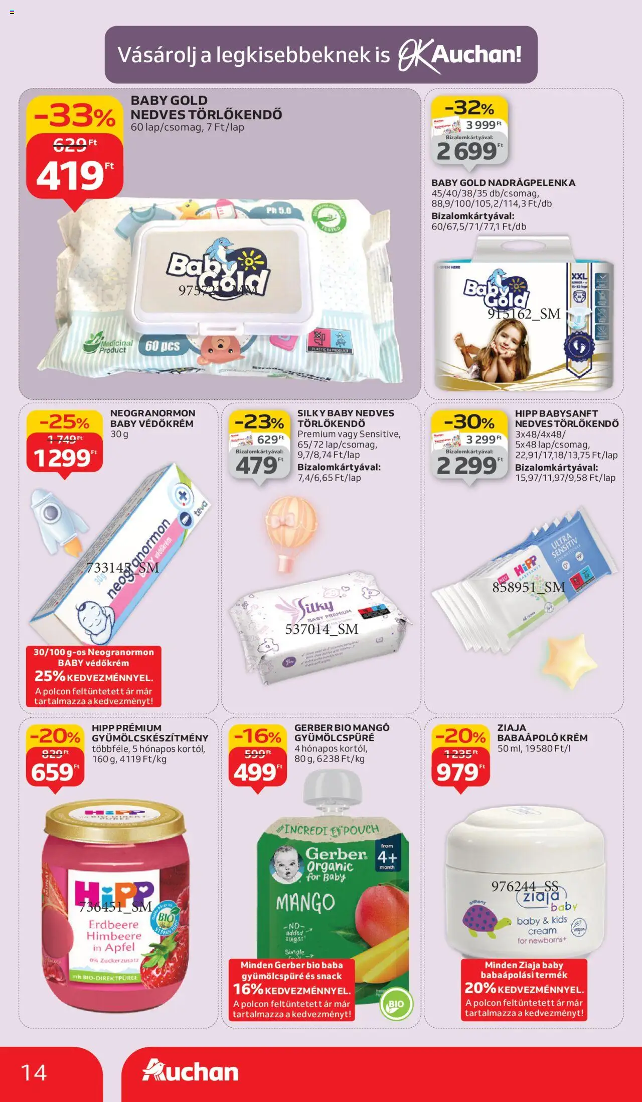 Auchan akciós ujság - amely érvényes a következő dátumtól: 11.09.2025 | Oldal: 14 | Termékek: Törlőkendő, Nedves törlőkendő, Mangó