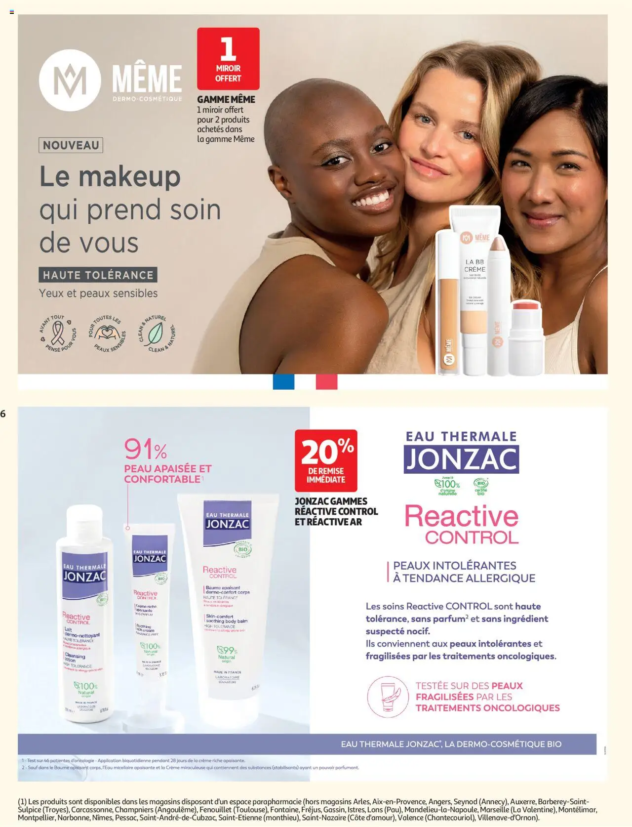 {H1} | Page: 6 | Produits: Body, Eau thermale, Miroir, Lait