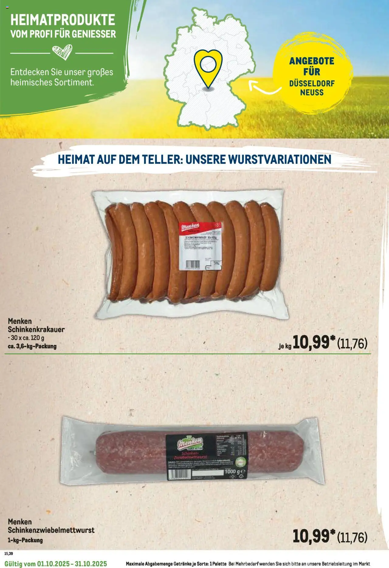 Metro Regionaler Flyer – gültig ab 01.10.2025 | Seite: 70
