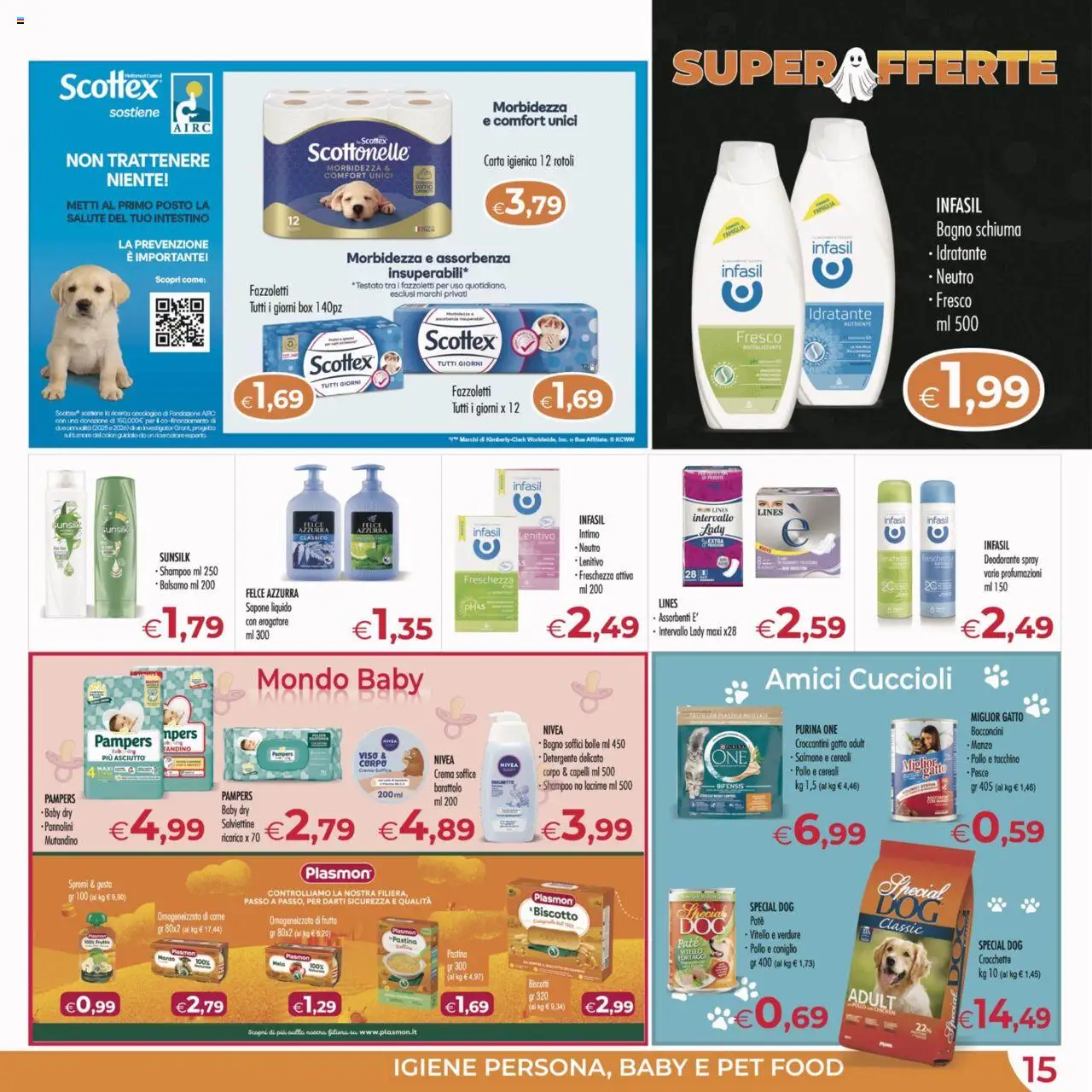 Volantino MerSi Supermercati del 22.10.2025 | Pagina: 15 | Prodotti: Balsamo, Pannolini, Manzo, Frutta