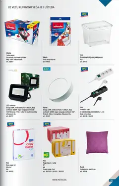 Metro katalog BMPL - pregled Metro kataloga - važi od 01.04.2026 | Strana: 31 | Proizvode: Kutija, Kabl, Vileda, Produžni kabl