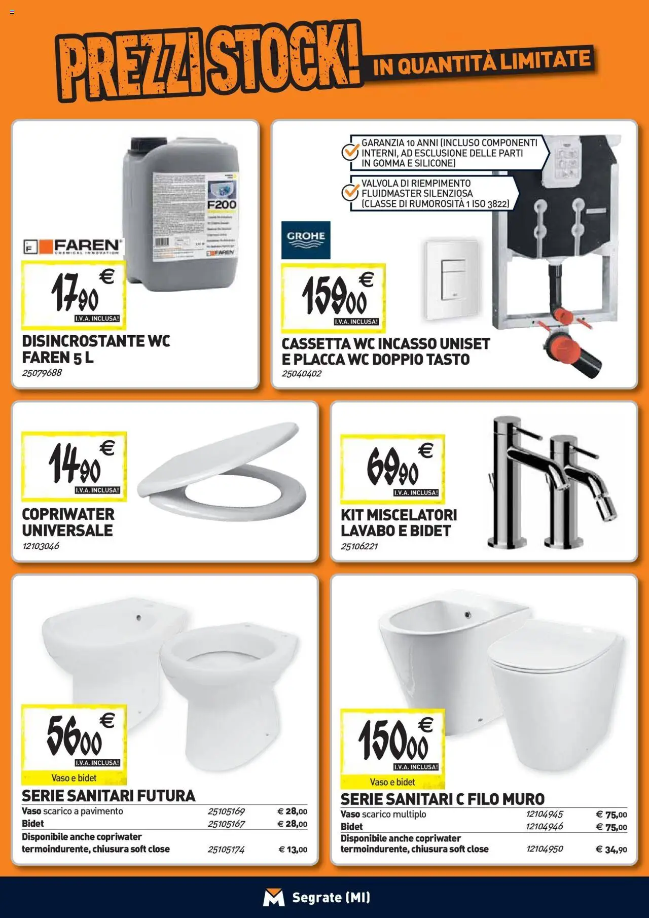 Volantino TECNOMAT del 24.09.2025 | Pagina: 3 | Prodotti: Pavimento, Silicone, WC, Vaso