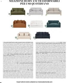 Anteprima del volantino Volantino Maisons du Monde	 valido a partire dal 27.08.2025 | Pagina: 120 | Prodotti: Fiocchi, Materasso, Cuscino, Divano