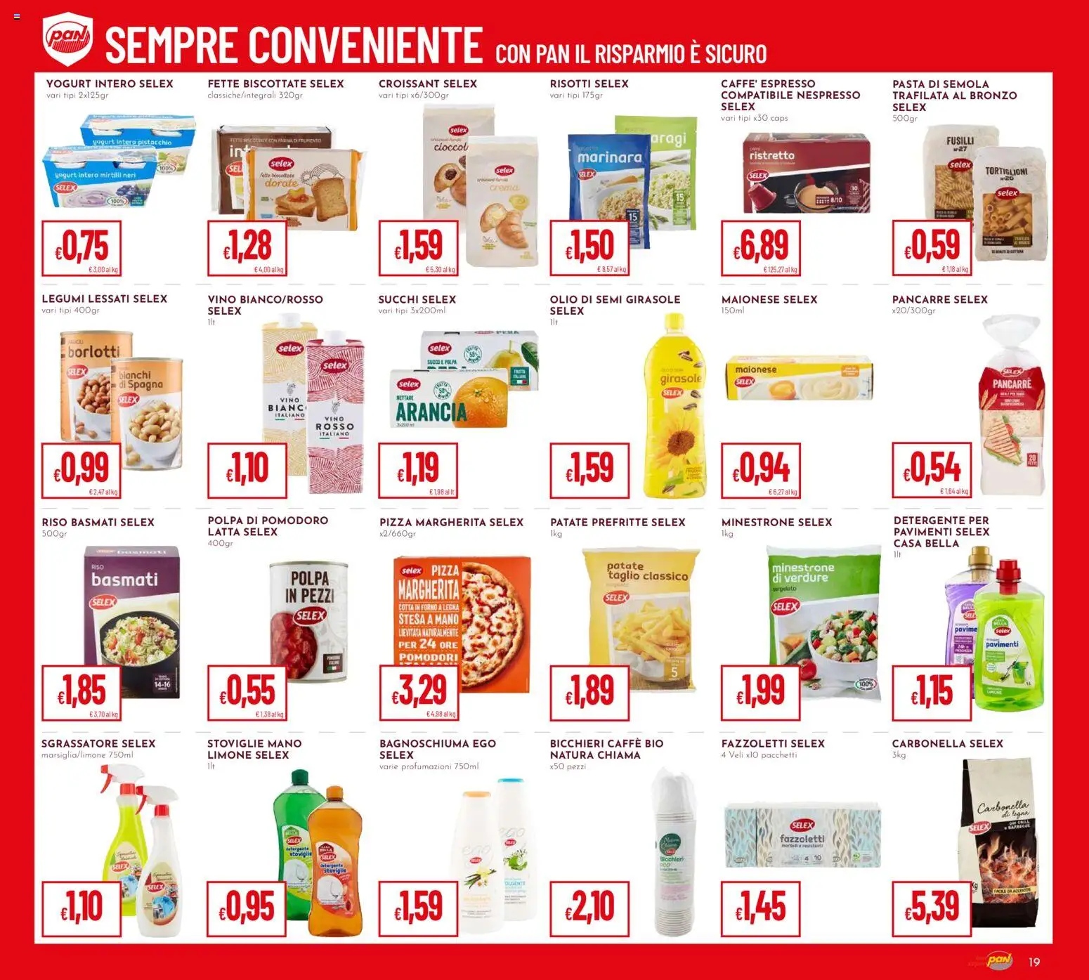 Volantino Pan del 05.01.2026 | Pagina: 19 | Prodotti: Verdure, Barbecue, Arancia, Forno