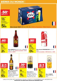  | Page: 58 | Produits: Biere blonde 1664, Bière Blonde Kronenbourg, Bière blonde, Bière