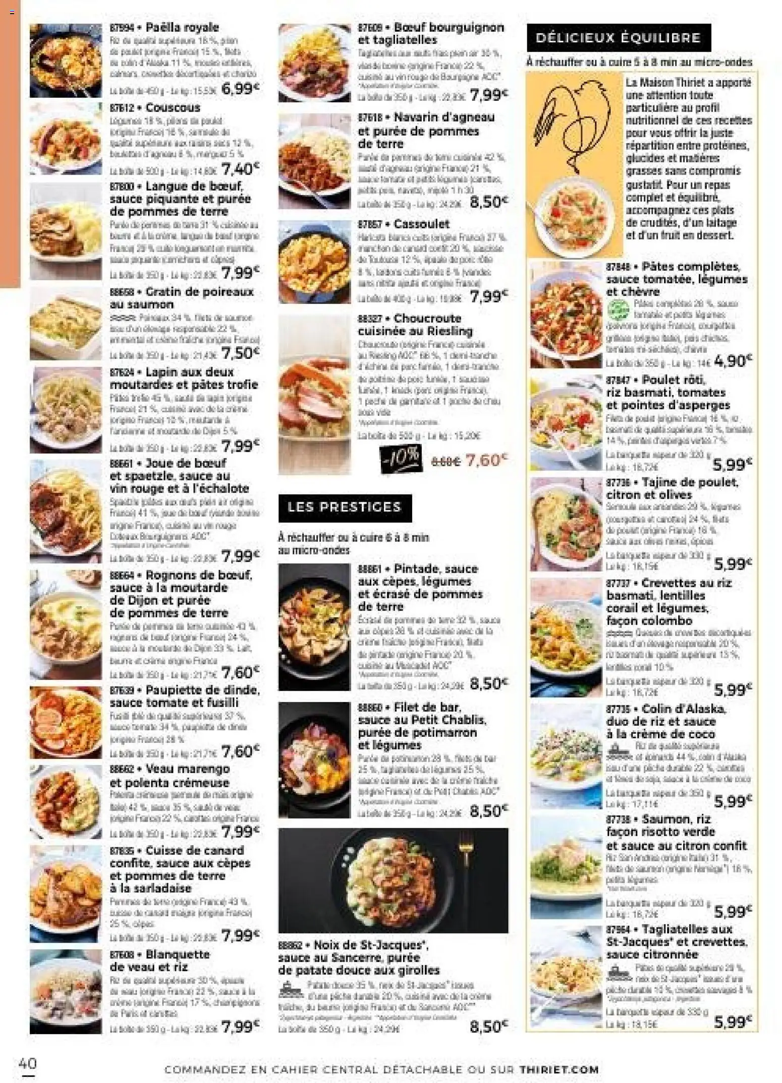 {H1} | Page: 40 | Produits: Patate douce, Crevettes, Pommes, Pommes de terre