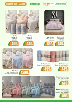 15.04.2026 tarihinden itibaren geçerli olan Hakmar kataloğu önizlemesi | Sayfa: 3 | Ürünler: Yatak, Nevresim, Yatak örtüsü, Pike