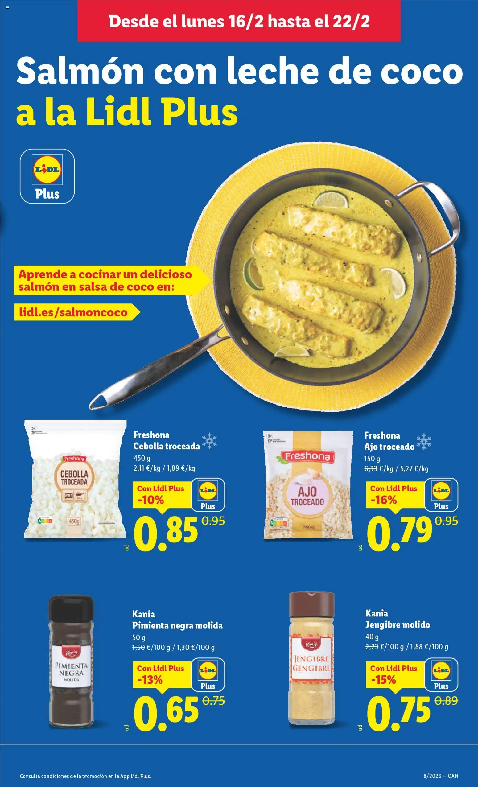 Lidl - Canarias  │ válido desde el 16.02.2026 | Página: 35 | Productos: Leche, Τυρόπιτα, Παγωμένο τσάι