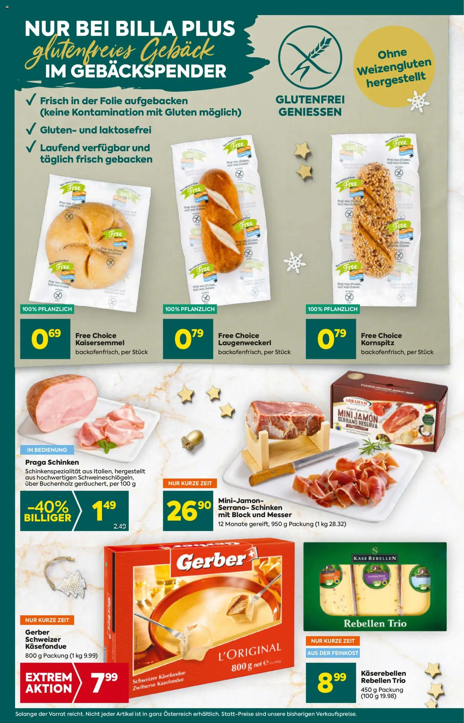Billa Plus Flugblatt - Salzburg gültig ab 20.11.2025 | Seite: 10 | Produkte: Käse, Schinken