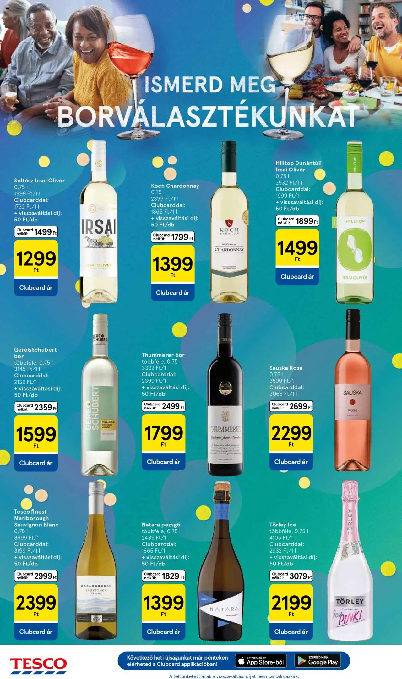 Tesco akciós ujság - amely érvényes a következő dátumtól: 28.08.2025 | Oldal: 6 | Termékek: Pezsgő, Bor