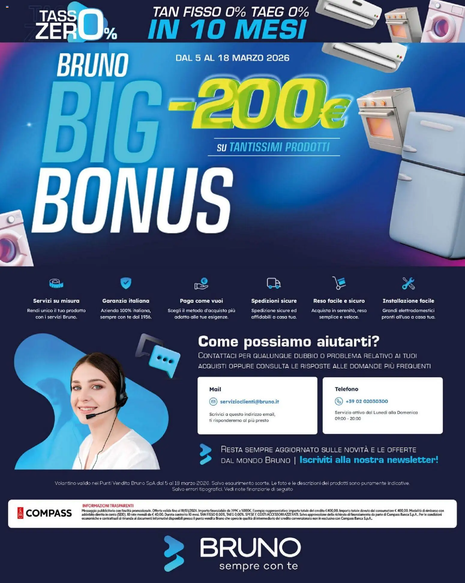Volantino BRUNO del 05.03.2026 | Pagina: 42 | Prodotti: Tè, Telefono