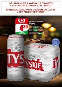Pogląd oferty "Piwo Tyskie Gronie Zimowe, puszka, 0,5 l" - ważna od 10.12.2025 | Strona: 54 | Produkty: Tyskie, Piwo