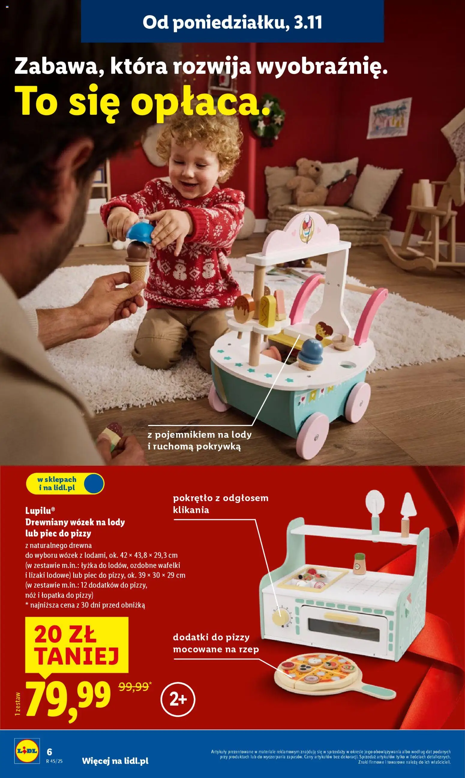 Lidl Katalog zabawek od 03.11.2025 | Strona: 6 | Produkty: Wafelki, Lizaki, Lody