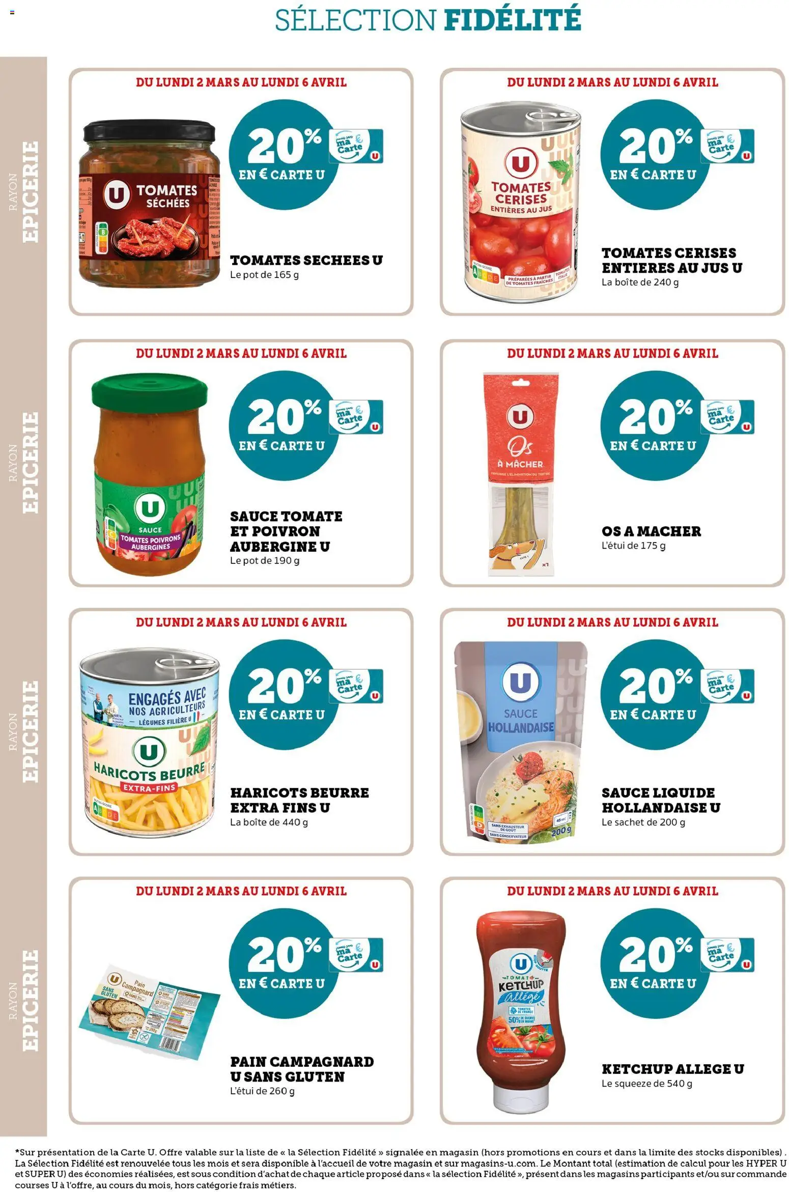 {H1} | Page: 10 | Produits: Aubergine, Cerises, Jus, Ketchup