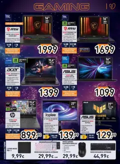 Anteprima del volantino Volantino Unieuro	 valido a partire dal 27.10.2025 | Pagina: 21 | Prodotti: Monitor, Mouse, Tastiera, Video