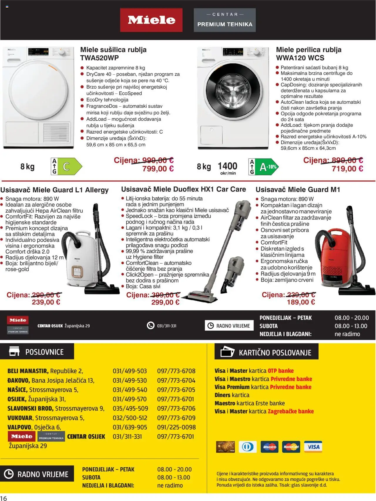 Centar Tehnike katalog | vrijedi od 20.10.2025 | Stranica: 16 | Proizvodi: Usisavač, Baterija, Perilica rublja, Sušilica